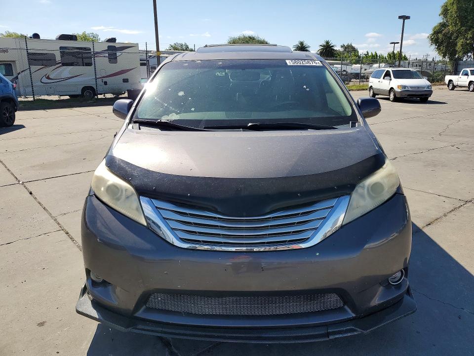 2011 Toyota Sienna VIN 5TDYK3DC4BS160921 COPART salvage auction — REAR END, CA - SALVAGE CERTIFICATE, sold $1,950 on 2026-07-06 (photo 5)
