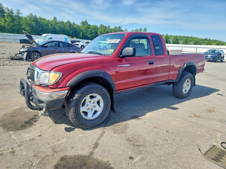 2004 Toyota Tacoma VIN 5TEWN72N24Z346781 COPART salvage auction — FRONT END, Me - Cert Of Title-Salvage Collisio, sold $3,000 on 2026-07-06 (photo 1)