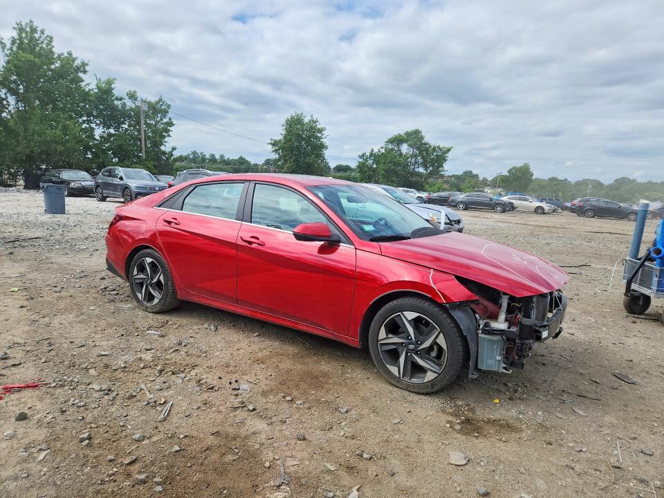 2021 Hyundai VIN 5NPLP4AG1MH037059 COPART salvage auction — FRONT END, Md - Cert Of Salvage > 75% Damage, sold $3,750 on 2026-07-07 (photo 4)
