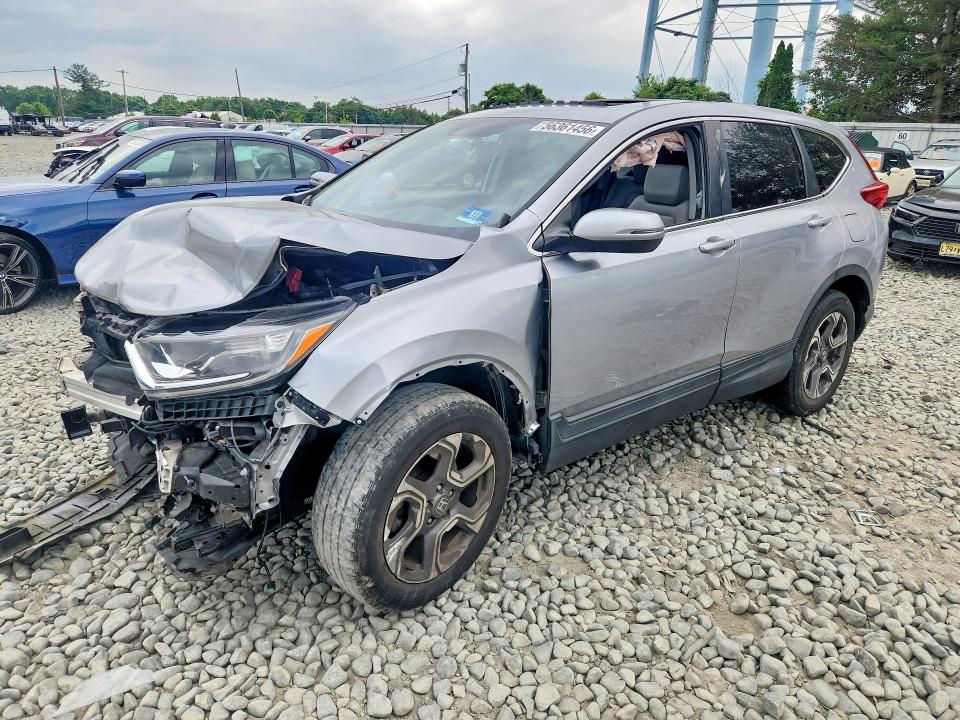 2018 Honda Cr-v VIN 7FARW2H80JE098269 COPART salvage auction — FRONT END, Nj - Cert Of Title-Salvage, sold $4,750 on 2026-07-13 (photo 1)