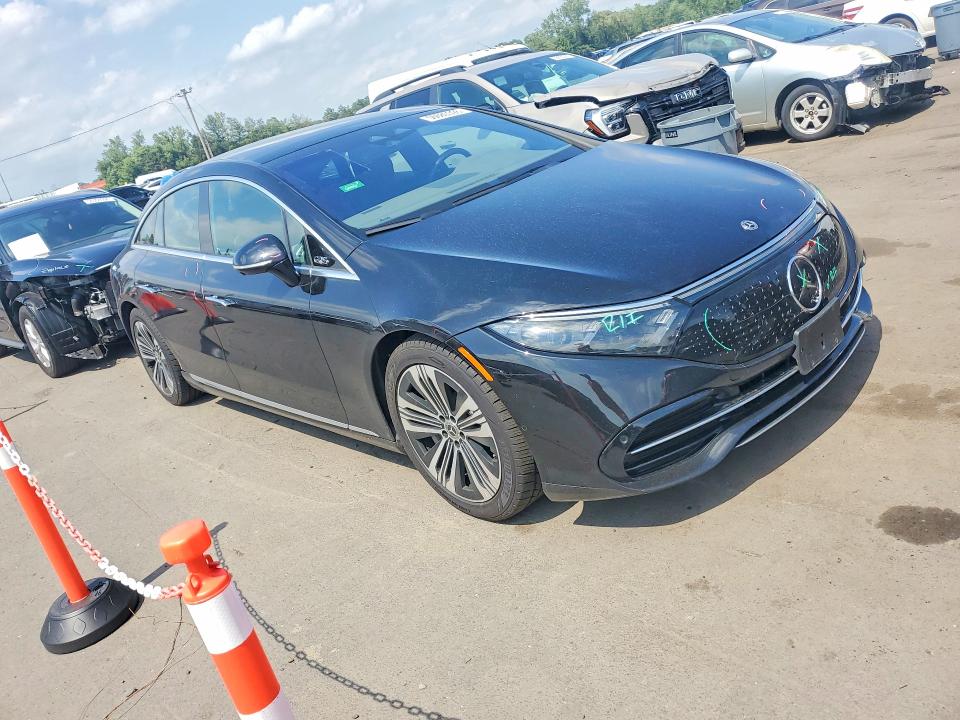 2024 Mercedes-benz Eqs VIN W1KCG2EBXRA046978 COPART salvage auction — REAR END, CT - CERT OF TITLE-SALVAGE, sold $15,200 on 2026-07-21 (photo 4)