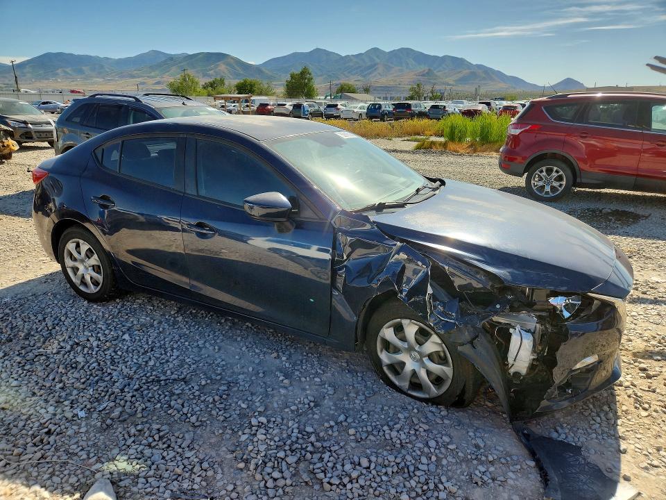 2016 Mazda 3 VIN JM1BM1T75G1307132 COPART salvage auction — FRONT END, Ut - Salvage Certificate, sold $475 on 2026-07-28 (photo 4)