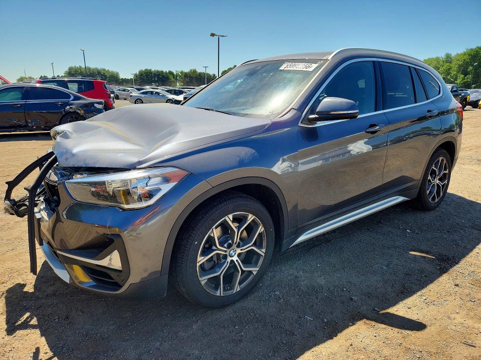 2020 BMW X1 VIN WBXJG9C01L5P40196 COPART salvage auction — FRONT END, Ct - Cert Of Title-Salvage, sold $6,600 on 2026-07-09 (photo 1)