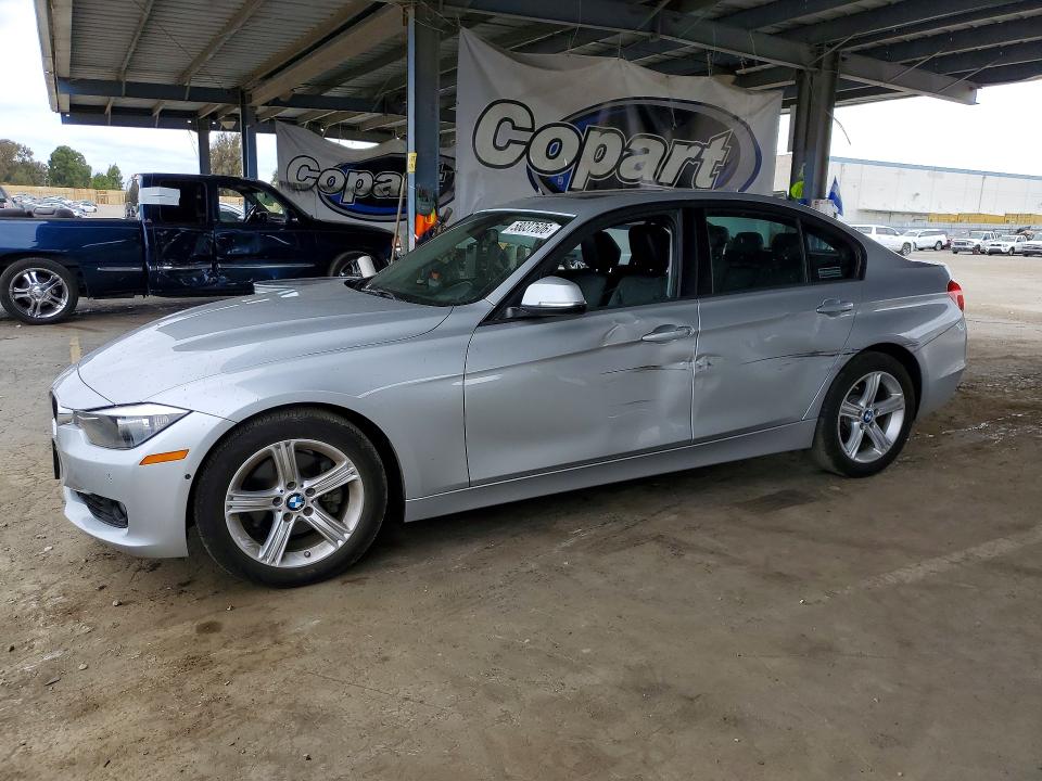 2013 BMW 3 series VIN WBA3C1G53DNR44182 COPART salvage auction — SIDE, CA - SALVAGE CERTIFICATE, sold $3,600 on 2026-07-09 (photo 1)