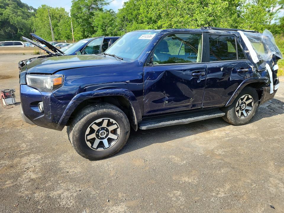 2019 Toyota 4runner VIN JTEBU5JR9K5610939 COPART salvage auction — REAR END, Nj - Cert Of Title-Salvage, sold $8,800 on 2026-07-27 (photo 1)