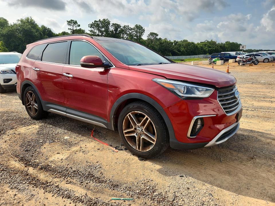 2017 Hyundai Santa fe VIN KM8SRDHFXHU220034 COPART salvage auction — FRONT END, Fl - Certificate Of Title (P), sold $4,700 on 2026-07-09 (photo 4)