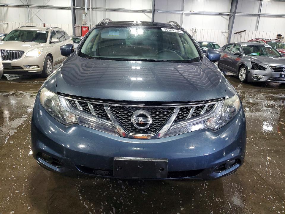 2014 Nissan Murano VIN JN8AZ1MW7EW501569 COPART salvage auction — HAIL, Mn - Cert Of Title-Prior Salvage, sold $250 on 2026-07-28 (photo 5)