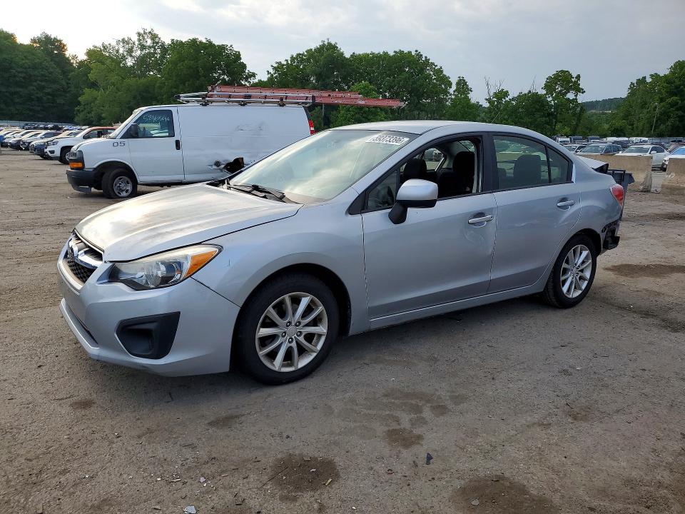 2013 Subaru Impreza VIN JF1GJAC60DH030257 COPART salvage auction — REAR END, Ny - Mv-907A Salvage Certificate, sold $450 on 2026-07-16 (photo 1)