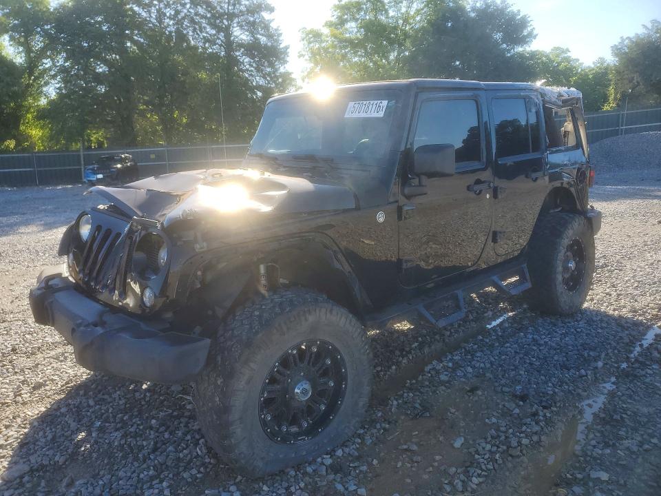 2014 Jeep Wrangler unlimited VIN 1C4BJWEG0EL135452 — COPART salvage auction photo