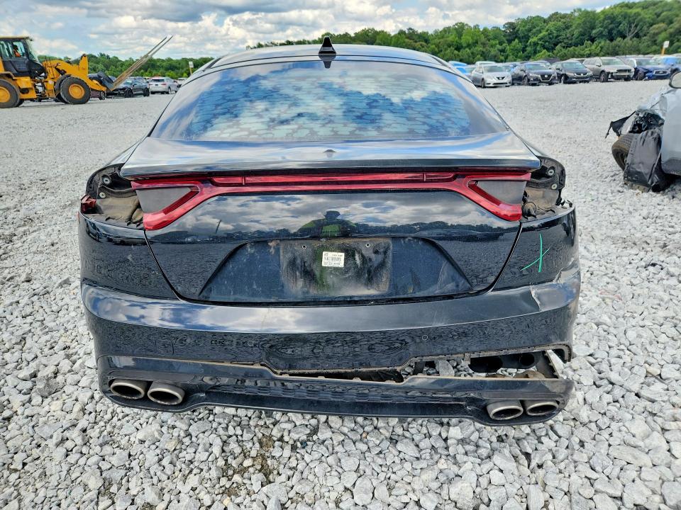 2019 Kia Stinger VIN KNAE55LC5K6061903 COPART salvage auction — REAR END, GA - CERT OF TITLE-SALVAGE, sold $350 on 2026-07-30 (photo 6)