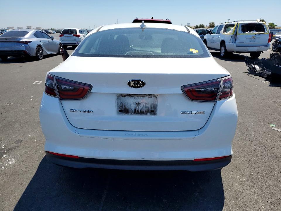 2015 Kia Optima hybrid VIN KNAGN4ADXF5083082 COPART salvage auction — MINOR DENT/SCRATCHES, Ca - Dis/Dlr/Exp Only Clean Title, sold $925 on 2026-07-06 (photo 6)