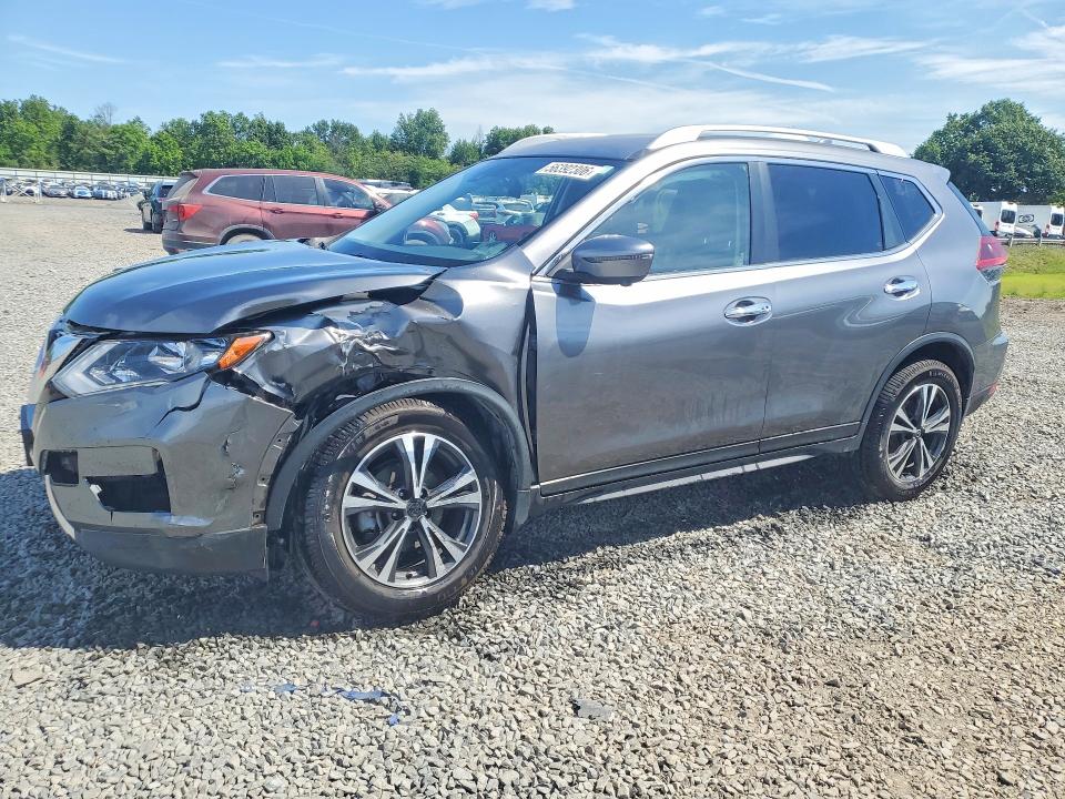 2019 Nissan Rogue VIN JN8AT2MV7KW379063 COPART salvage auction — FRONT END, Nj - Cert Of Title-Salvage, sold $3,750 on 2026-07-17 (photo 1)