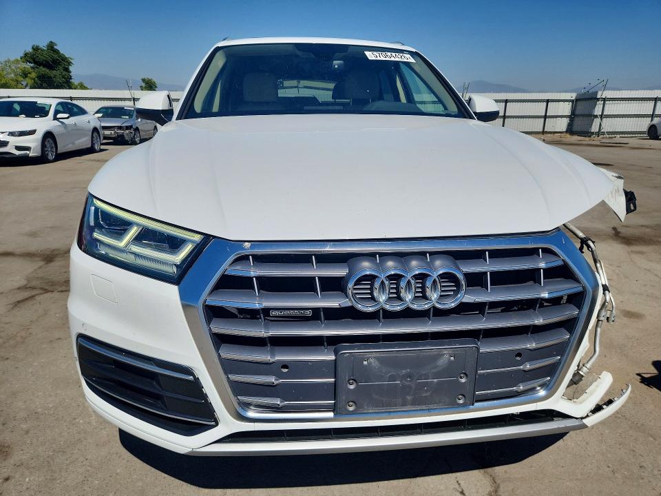 2018 Audi Q5 VIN WA1BNAFY4J2153624 COPART salvage auction — FRONT END, CA - SALVAGE CERTIFICATE, sold $7,600 on 2026-07-24 (photo 5)