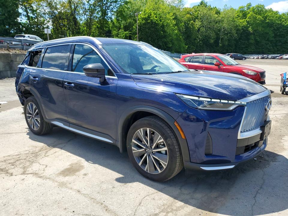 2026 Infiniti Qx60 VIN 5N1AL1FS1TC355316 COPART salvage auction — REAR END, Ny - Mv-907A Salvage Certificate, sold $14,700 on 2026-07-23 (photo 4)