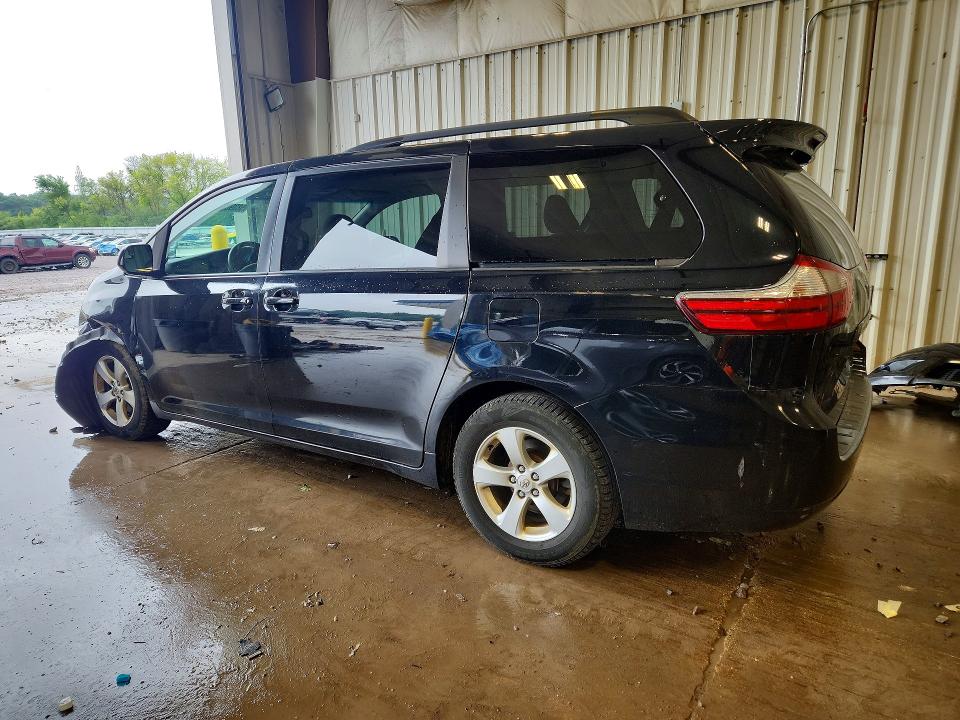 2017 Toyota Sienna VIN 5TDKZ3DC2HS792570 COPART salvage auction — FRONT END, Wi - Junked Vehicle Bill Of Sale, sold $1,750 on 2026-07-06 (photo 2)