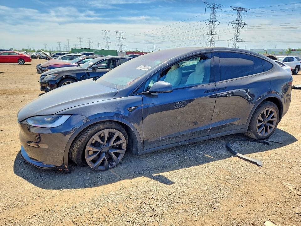 2025 Tesla Model x VIN 7SAXCDE51SF466125 — COPART salvage auction photo