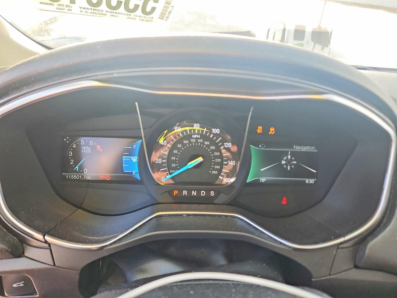 2018 Ford Fusion VIN 3FA6P0D95JR154869 COPART salvage auction — Front End, IL - SALVAGE CERTIFICATE, sold $2,600 on 2026-07-09 (photo 9)