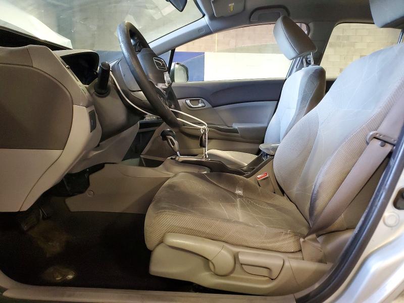 2012 Honda Civic VIN JHMFB2F58CS000158 COPART salvage auction — FRONT END, Pa - Certificate Of Salvage, sold $700 on 2026-07-08 (photo 7)
