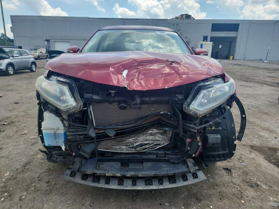 2015 Nissan Rogue VIN KNMAT2MV5FP527514 COPART salvage auction — FRONT END, Va - Cert Of Title - Salvage, sold $1,050 on 2026-07-15 (photo 5)