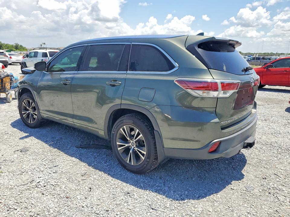 2016 Toyota VIN 5TDKKRFH1GS121504 COPART salvage auction — FRONT END, FL - CERTIFICATE OF DESTRUCTION, sold $4,250 on 2026-07-06 (photo 2)