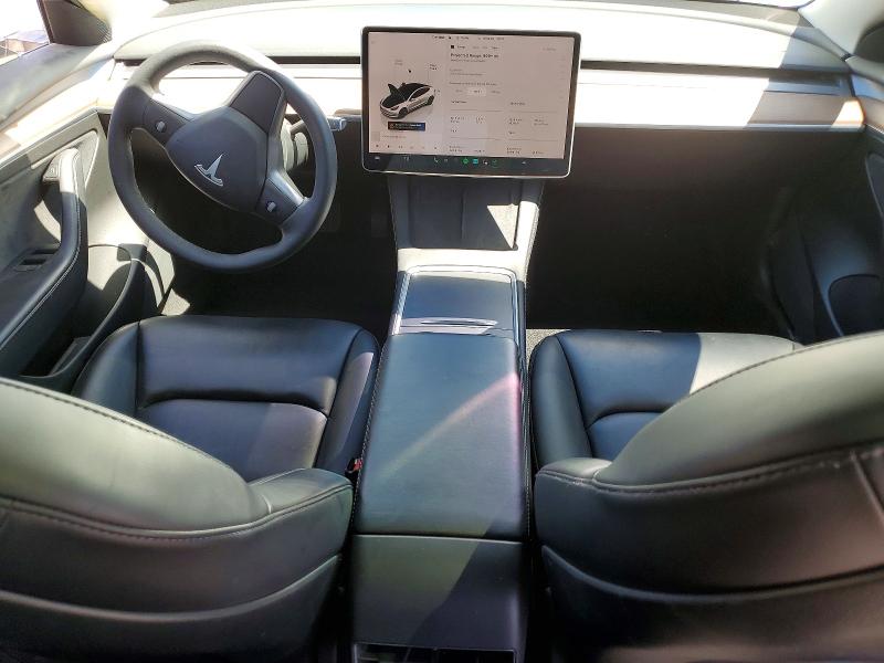 2022 Tesla Model 3 VIN 5YJ3E1EB8NF183946 COPART salvage auction — SIDE, Nv - Salvage Title, sold $6,700 on 2026-07-28 (photo 8)