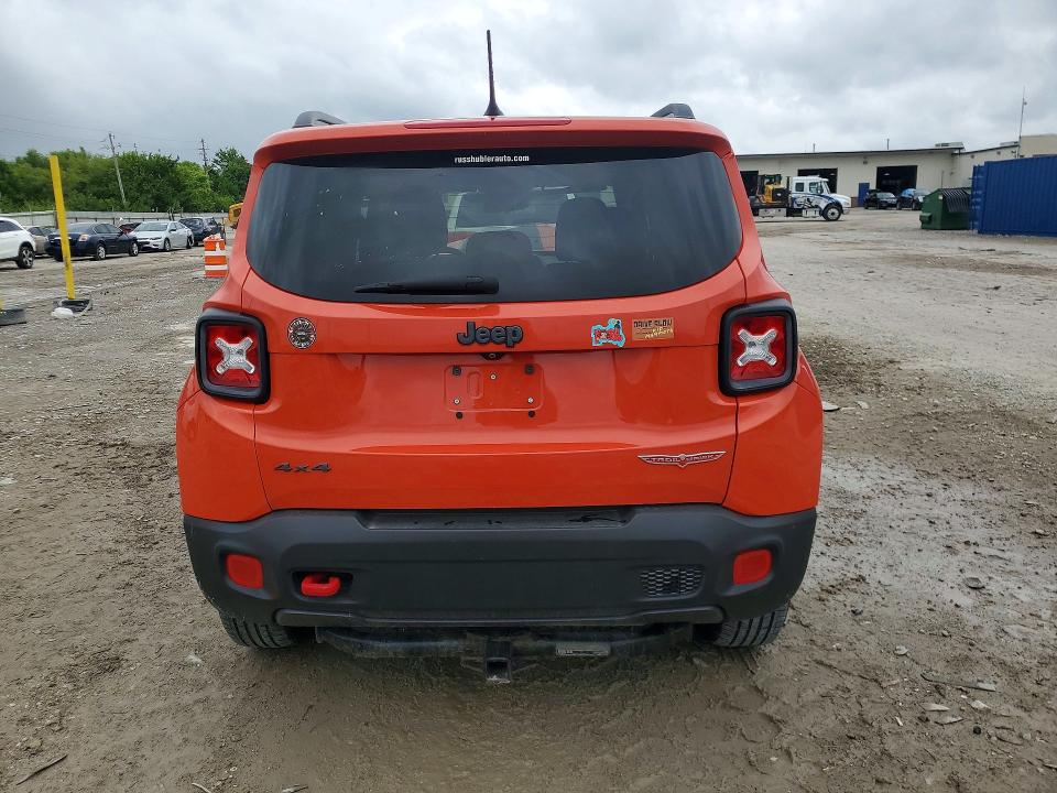 2016 Jeep VIN ZACCJBCT8GPD48385 COPART salvage auction — FRONT END, In - Cert Of Title-Salvage Title, sold $700 on 2026-08-14 (photo 6)