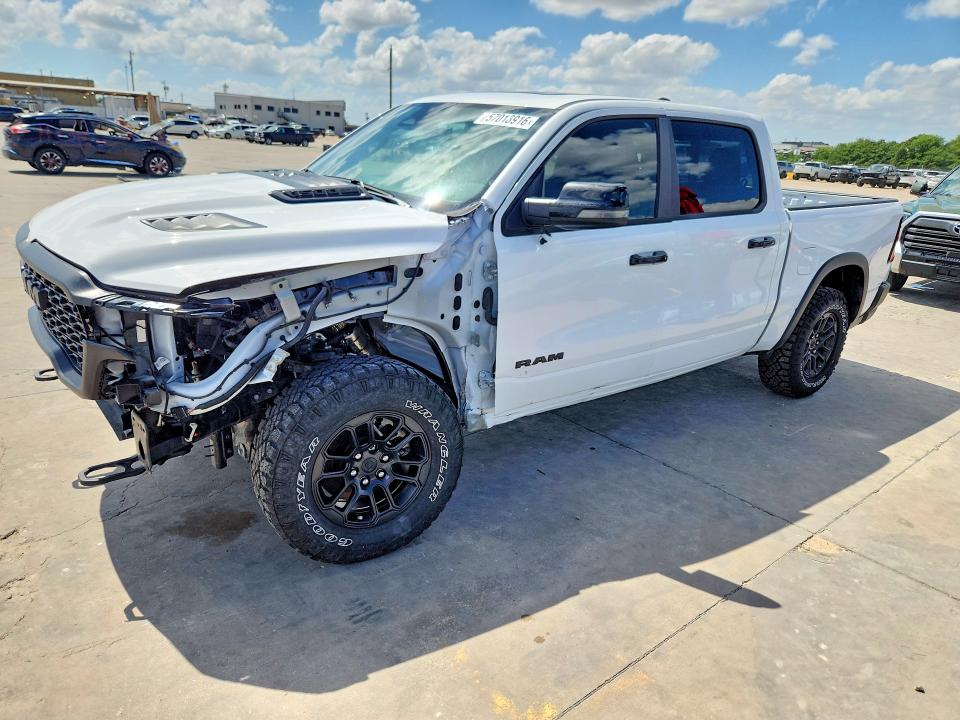2025 Ram 1500 VIN 1C6SRFLP7SN724310 COPART salvage auction — FRONT END, Tx - Salvage Vehicle Title (P), sold $34,500 on 2026-07-09 (photo 1)