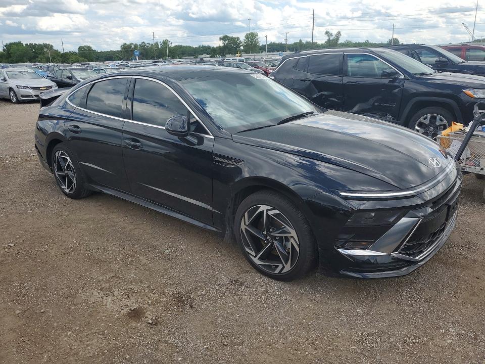 2024 Hyundai Sonata VIN KMHL14JAXRA421364 COPART salvage auction — REAR END, Ia - Cert Of Title-Salvage Title, sold $7,200 on 2026-07-24 (photo 4)