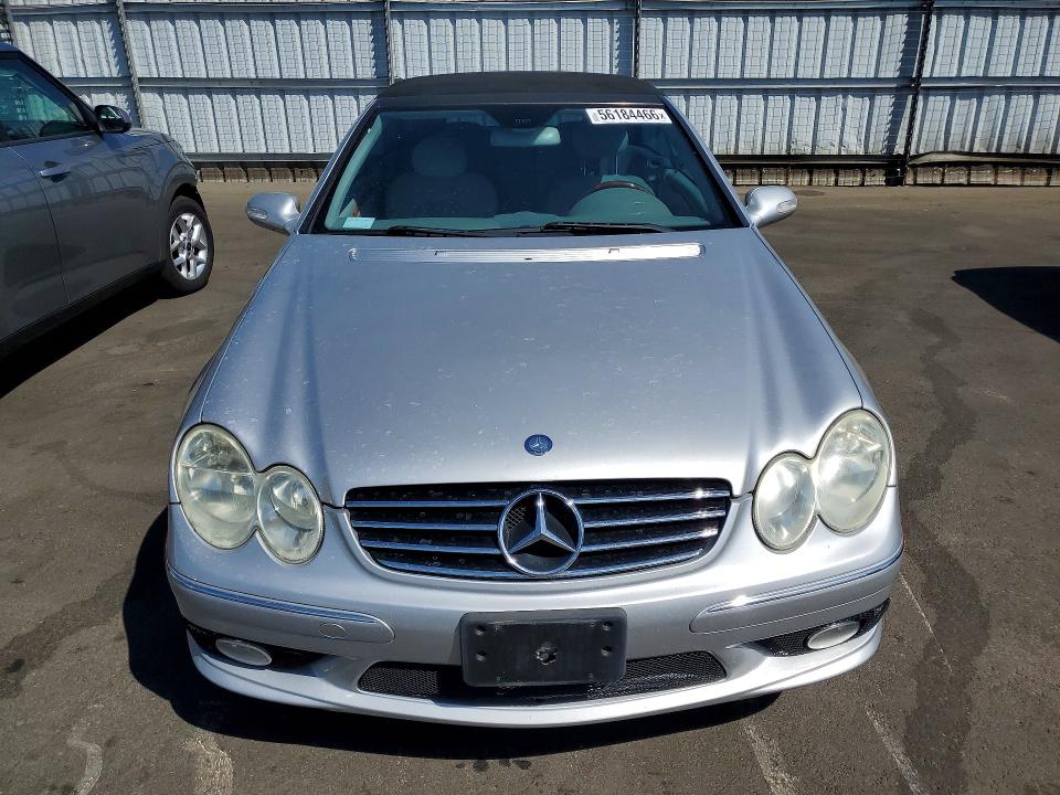 2005 Mercedes-benz Clk-class VIN WDBTK75G55T042609 COPART salvage auction — MECHANICAL, Ca - Dis/Dlr/Exp Only Clean Title, sold $800 on 2026-07-06 (photo 5)