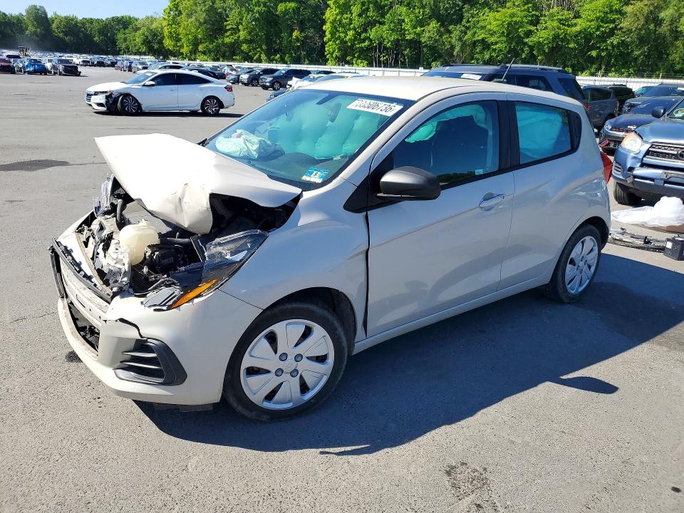 2017 Chevrolet Spark VIN KL8CA6SA4HC832771 COPART salvage auction — FRONT END, Nj - Cert Of Title-Salvage, sold $400 on 2026-07-21 (photo 1)