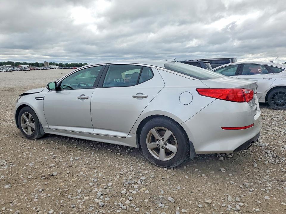 2014 Kia Optima VIN 5XXGM4A79EG273935 COPART salvage auction — FRONT END, Mi - Certificate Of Title, sold $1,150 on 2026-07-09 (photo 2)
