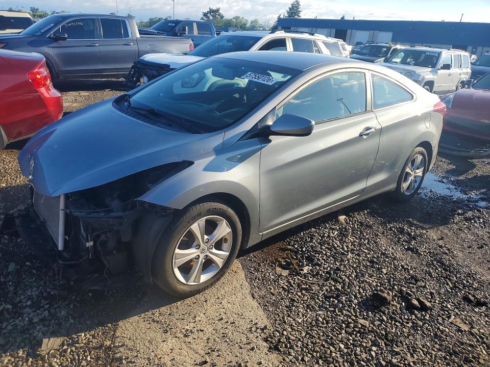 2013 Hyundai VIN KMHDH6AE4DU012556 COPART salvage auction — FRONT END, Oh - Cert Of Title-Salvage, sold $300 on 2026-07-28 (photo 1)