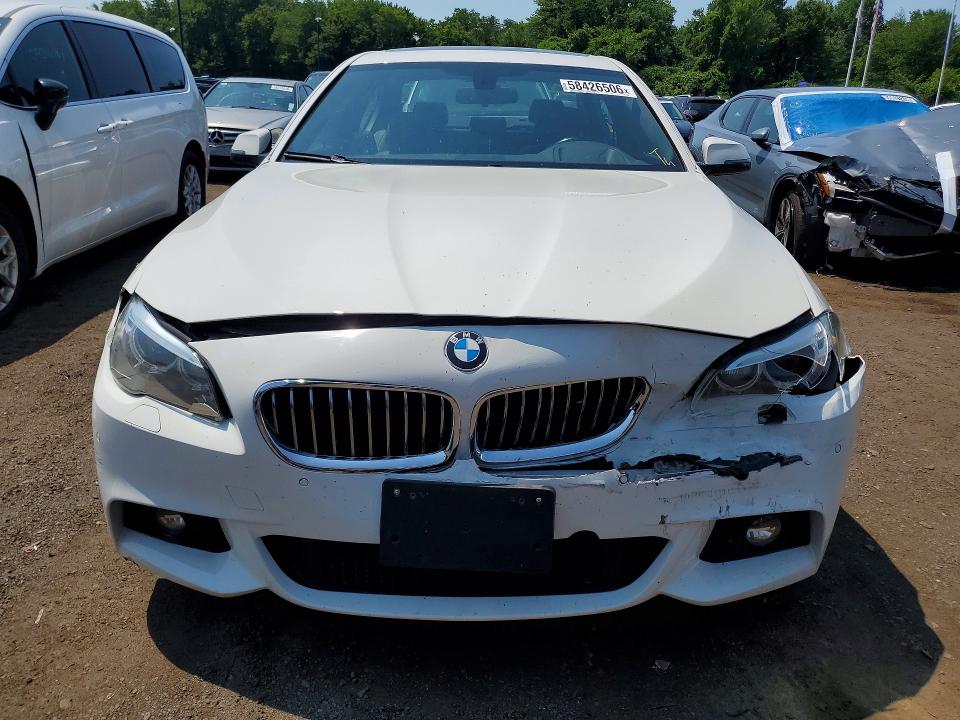 2016 BMW 5er VIN WBA5B3C50GG252645 COPART salvage auction — FRONT END, Ct - Cert Of Title-Salvage, sold $1,300 on 2026-07-30 (photo 5)