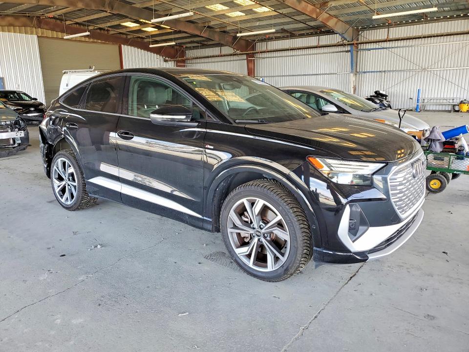 2023 Audi Q4 e-tron sportback VIN WA142BFZ0PP030334 COPART salvage auction — REAR END, Ca - Salvage Certificate, sold $18,900 on 2026-07-02 (photo 4)