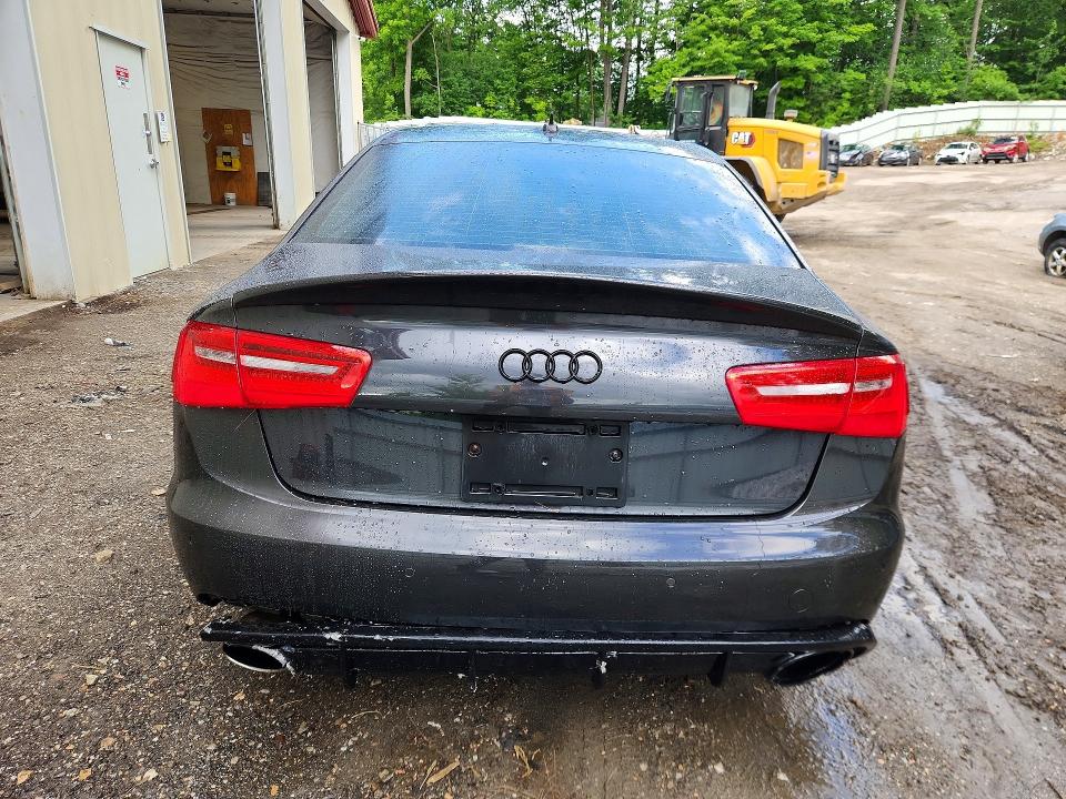 2013 Audi A6 VIN WAUGGAFC3DN018144 COPART salvage auction — FRONT END, Vt - Cert Of Title-Salvage Vehicle, sold $900 on 2026-07-20 (photo 6)