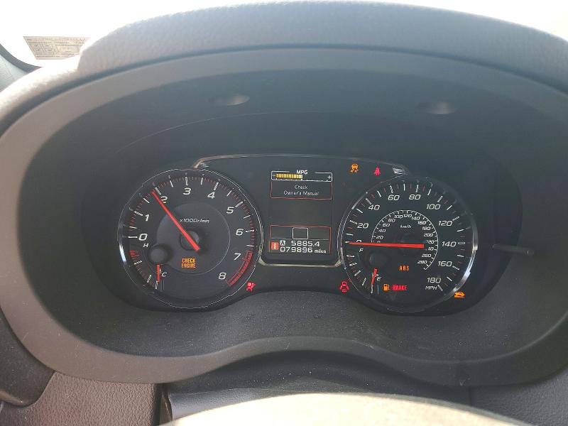 2020 Subaru Wrx VIN JF1VA1C65L9825661 COPART salvage auction — FRONT END, Pa - Certificate Of Salvage, sold $3,400 on 2026-07-02 (photo 9)