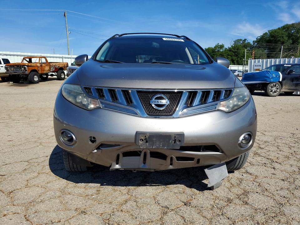 2010 Nissan Murano VIN JN8AZ1MW0AW127302 COPART salvage auction — FRONT END, VA - CERT OF TITLE - SALVAGE, sold $300 on 2026-07-10 (photo 5)
