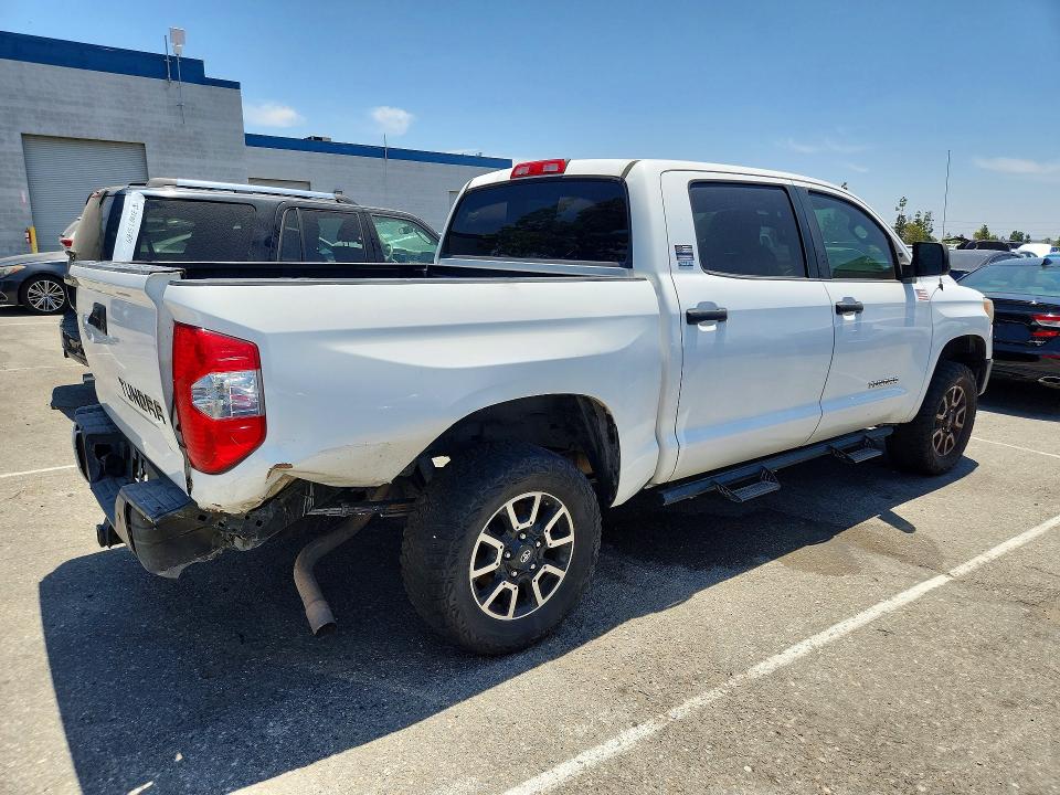 2016 Toyota Tundra VIN 5TFEM5F11GX097718 COPART salvage auction — FRONT END, CA - SALVAGE CERTIFICATE, sold $1,250 on 2026-07-28 (photo 3)