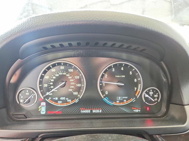 2014 BMW 5er VIN WBA5B1C51ED477661 COPART salvage auction — HAIL, Ne - Cert Of Title-Salvage, sold $1,800 on 2026-07-07 (photo 9)