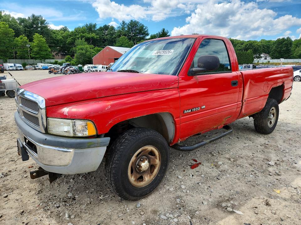 1999 Dodge Ram 1500 VIN 1B7HF16Y1XS162481 COPART salvage auction — UNDERCARRIAGE, Ma - Certificate Of Title, sold $425 on 2026-07-09 (photo 1)