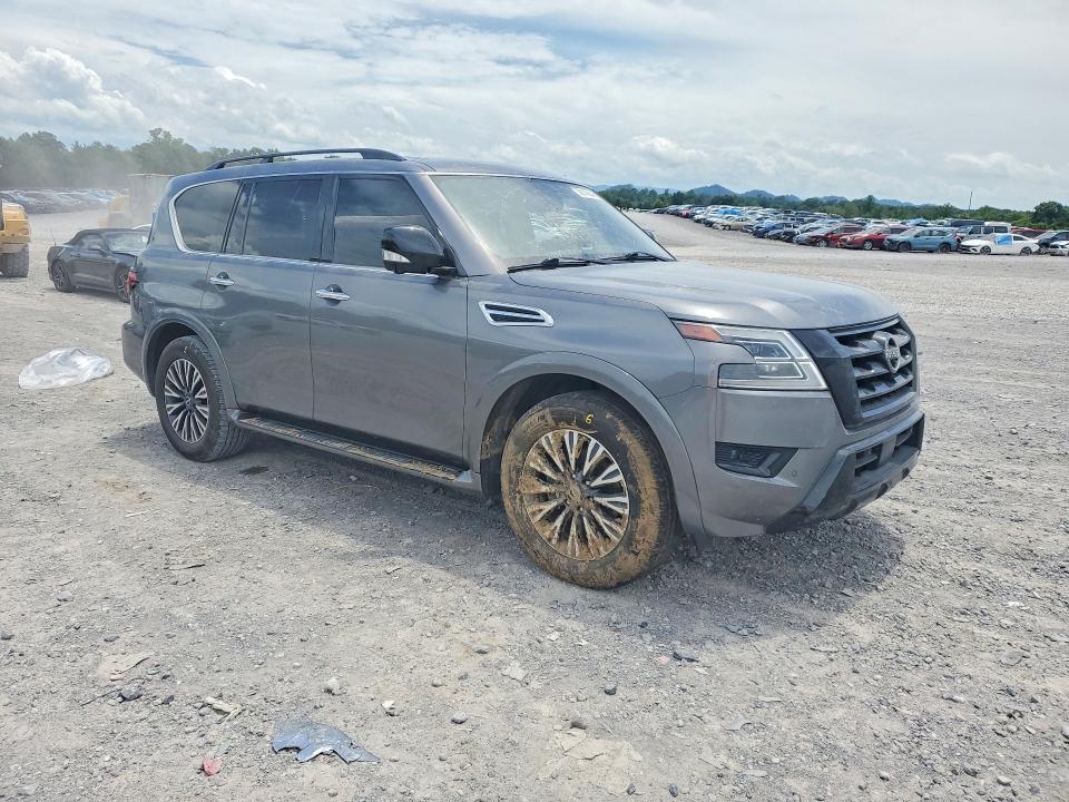 2023 Nissan VIN JN8AY2BB7P9836731 COPART salvage auction — WATER/FLOOD, Tn - Salvage Certificate, sold $8,700 on 2026-07-21 (photo 4)