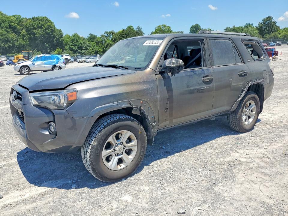 2022 Toyota 4runner VIN JTEMU5JRXN6048735 COPART salvage auction — BURN, Tn - Salvage Certificate, sold $14,400 on 2026-07-14 (photo 1)