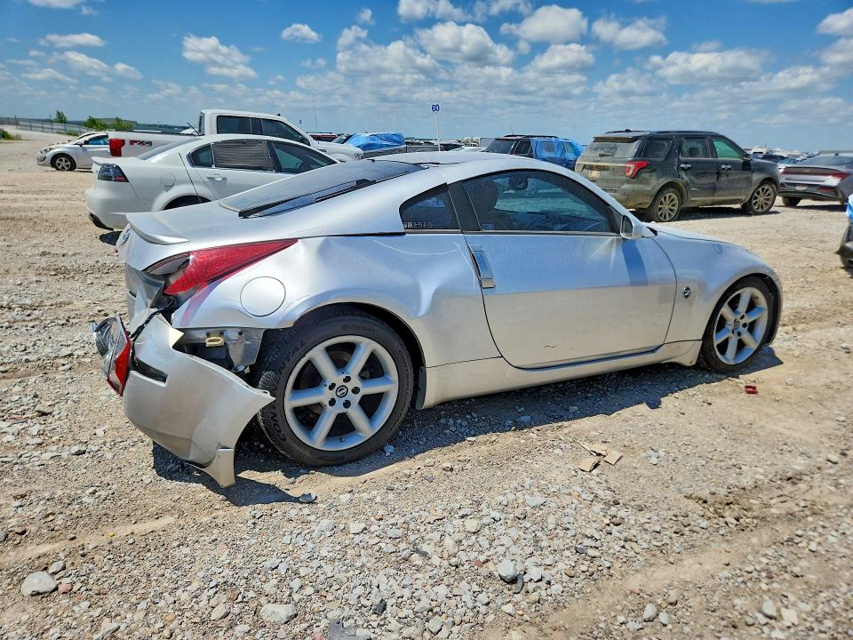 2004 Nissan 350z VIN JN1AZ34E54T061840 COPART salvage auction — REAR END, Ne - Cert Of Title-Salvage, sold $1,700 on 2026-07-28 (photo 3)