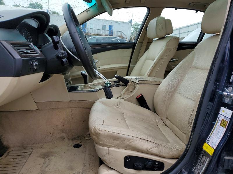 2008 BMW 5er VIN WBANV13588BZ45165 COPART salvage auction — MECHANICAL, Oh - Cert Of Title-Salvage, sold $275 on 2026-07-31 (photo 7)