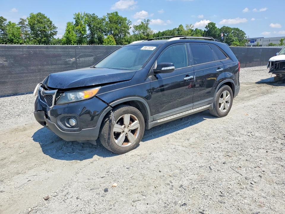 2013 Kia VIN 5XYKU4A67DG329334 COPART salvage auction — FRONT END, Sc - Cert Of Title-Salvage, sold $650 on 2026-07-27 (photo 1)