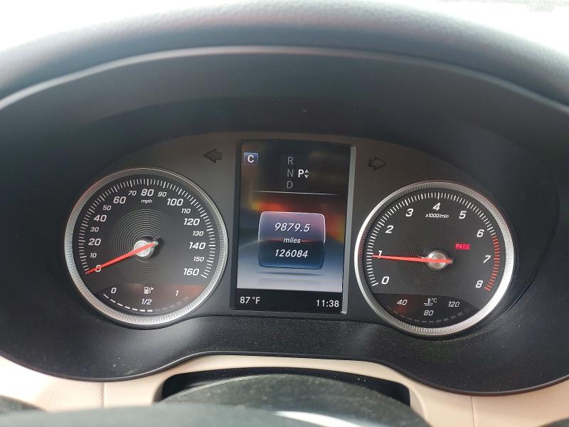 2016 Mercedes-benz Glc VIN WDC0G4KB8GF048932 COPART salvage auction — REAR END, Nc - Salvage Certificate Of Title, sold $6,200 on 2026-07-16 (photo 9)