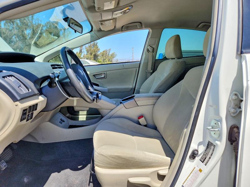 2012 Toyota Prius VIN JTDKN3DU8C1612793 COPART salvage auction — REAR END, Ca - Salvage Certificate, sold $1,500 on 2026-07-31 (photo 7)