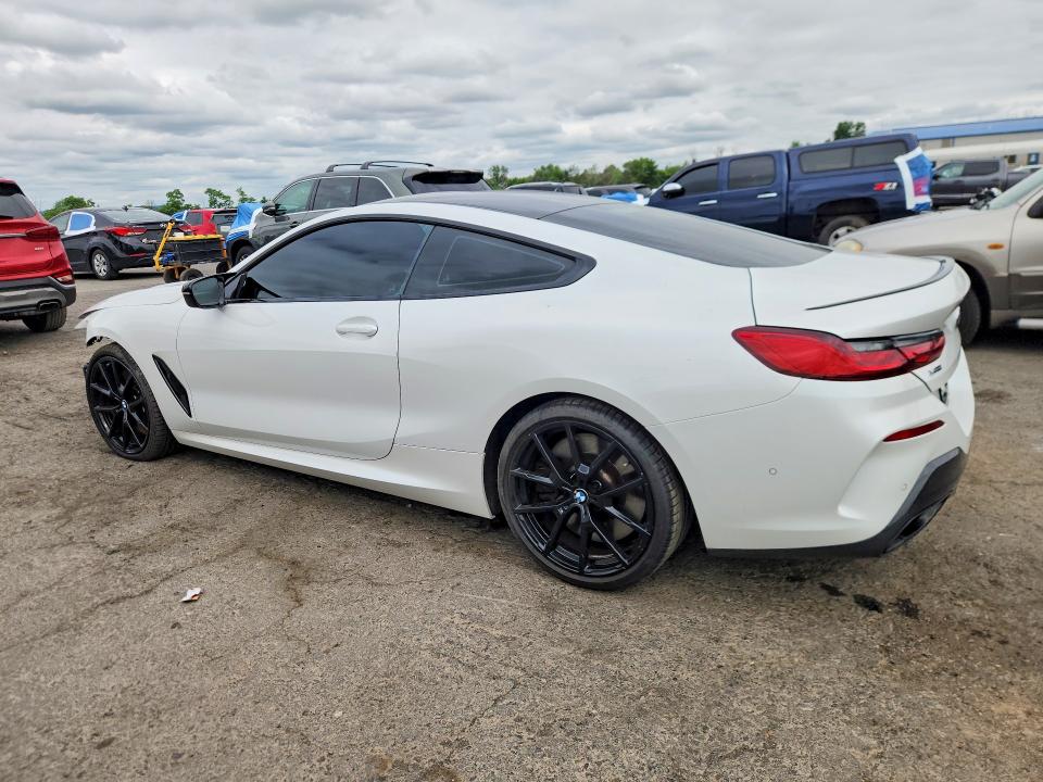 2024 BMW M850i xdrive VIN WBABC4C03RCR37470 COPART salvage auction — FRONT END, PA - CERTIFICATE OF SALVAGE, sold $25,500 on 2026-07-31 (photo 2)