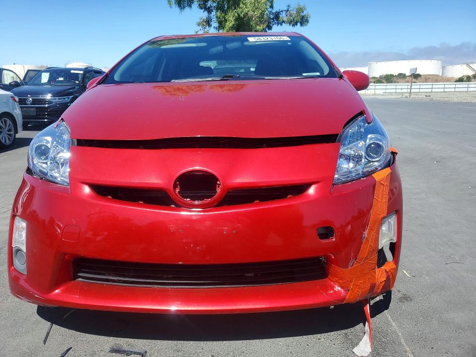 2010 Toyota Prius VIN JTDKN3DU7A0221380 COPART salvage auction — FRONT END, Ca - Salvage Certificate, sold $575 on 2026-07-13 (photo 5)