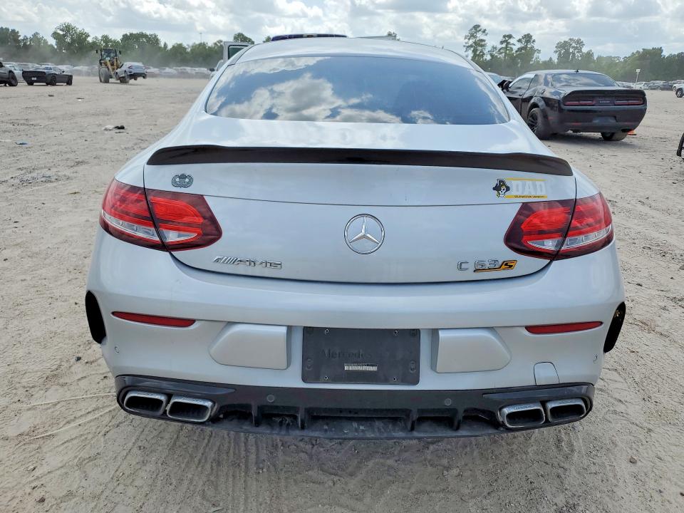 2021 Mercedes-benz C-klasse amg VIN W1KWJ8HB8MG054502 COPART salvage auction — WATER/FLOOD, Tx - Salvage Title-Flood Damage, sold $14,200 on 2026-07-24 (photo 6)